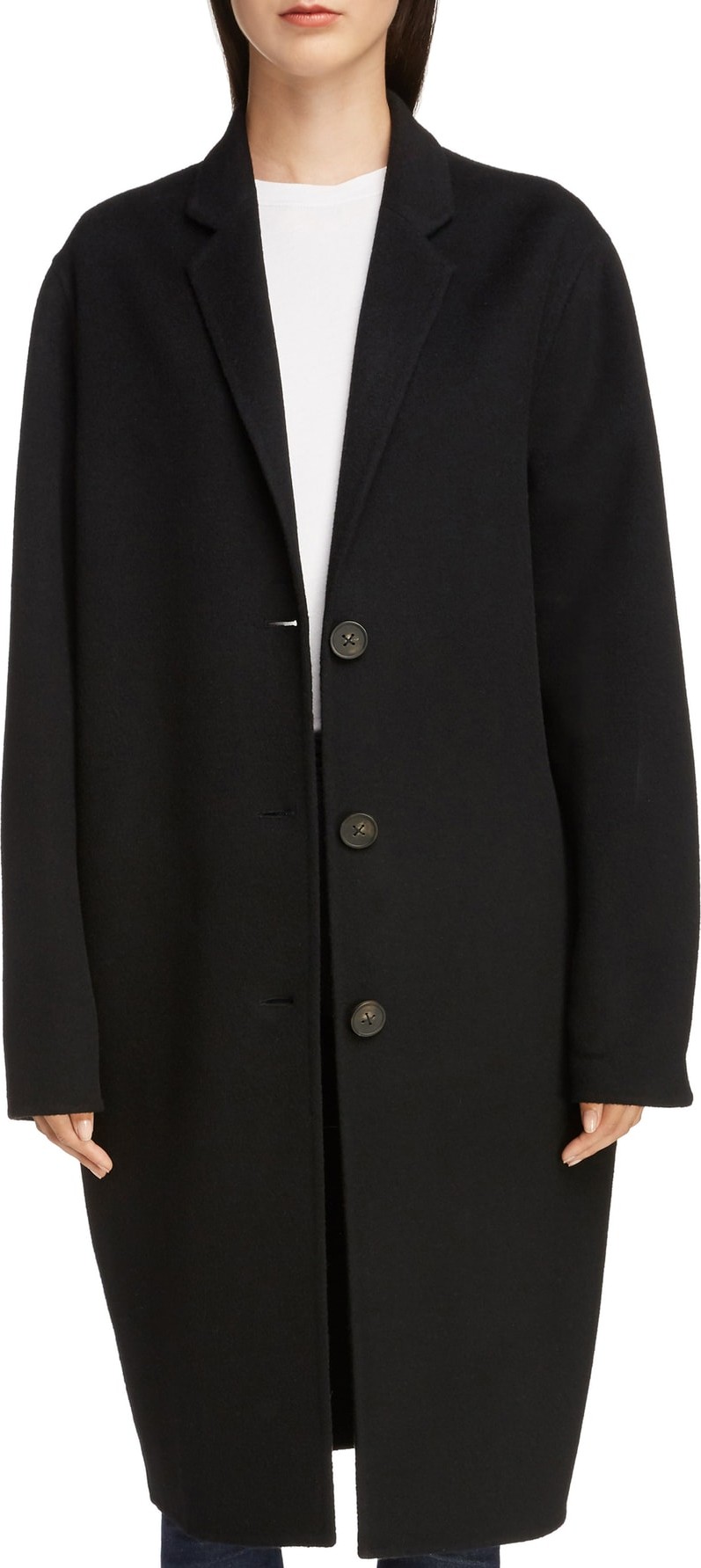 Acne Studios Double Wool & Cashmere Coat