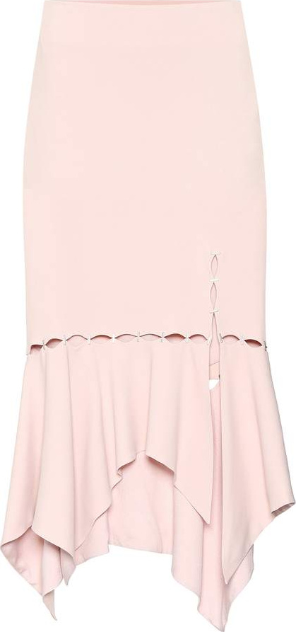 Jonathan Simkhai Embellished crêpe skirt