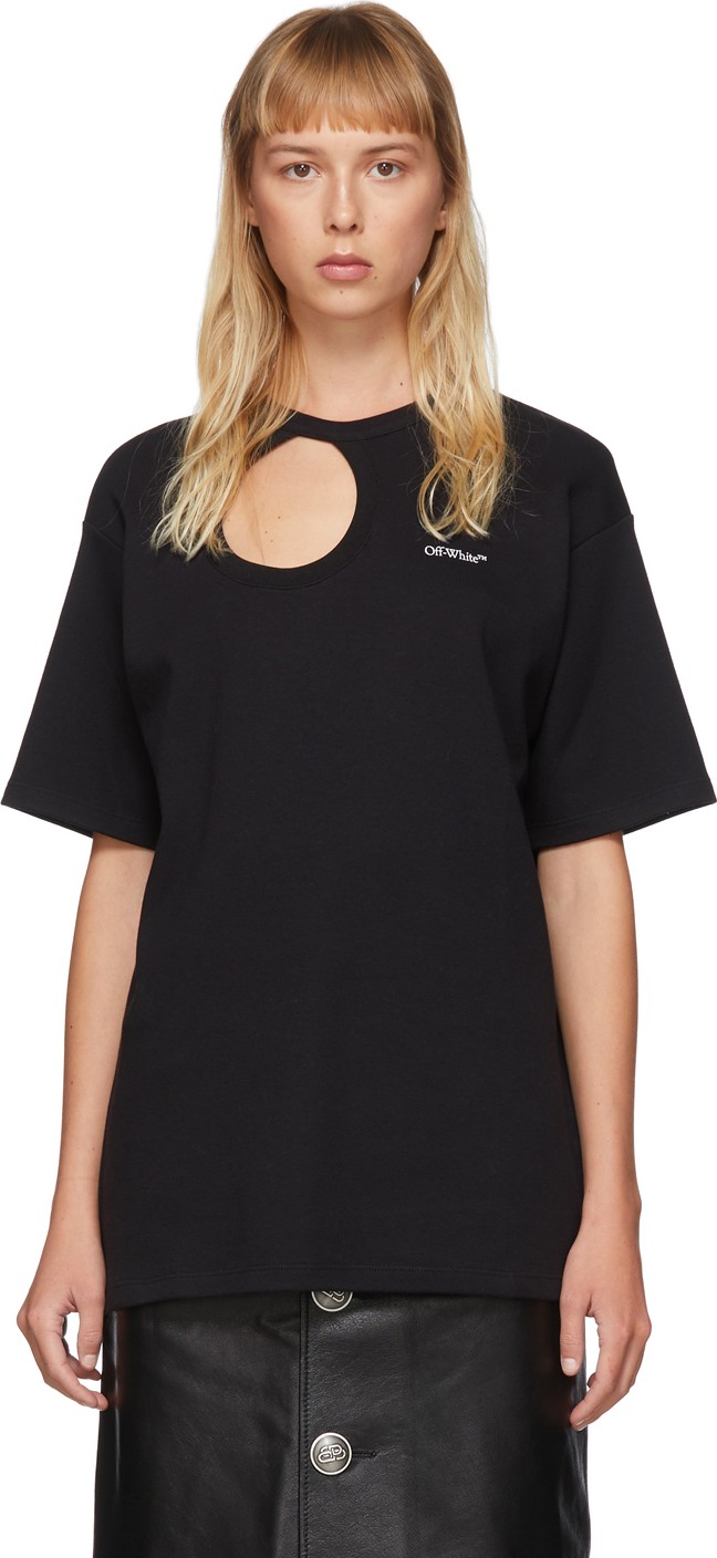 Off White Black Meteor Tomboy T-Shirt