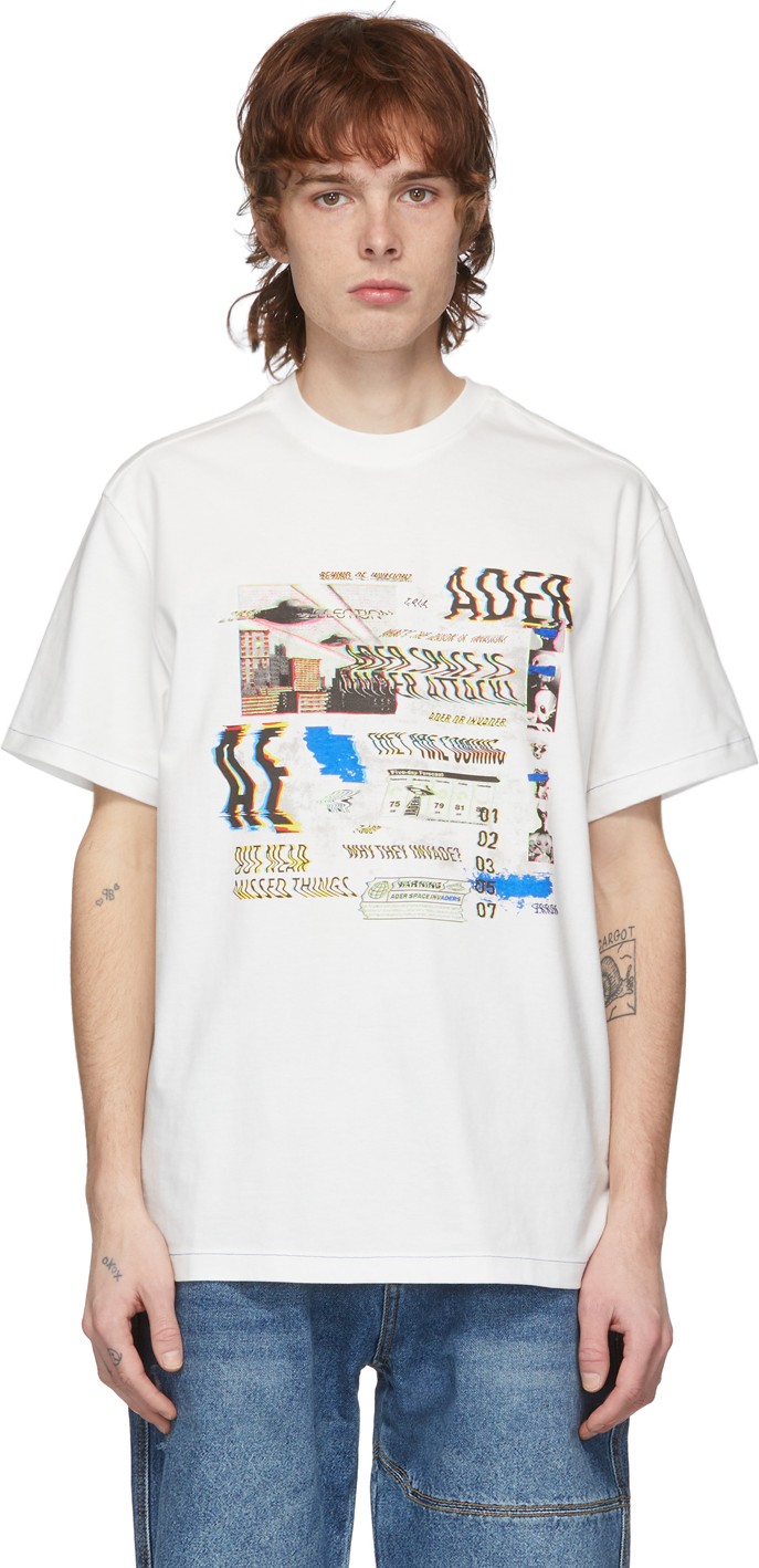ADER error White Noism T-Shirt