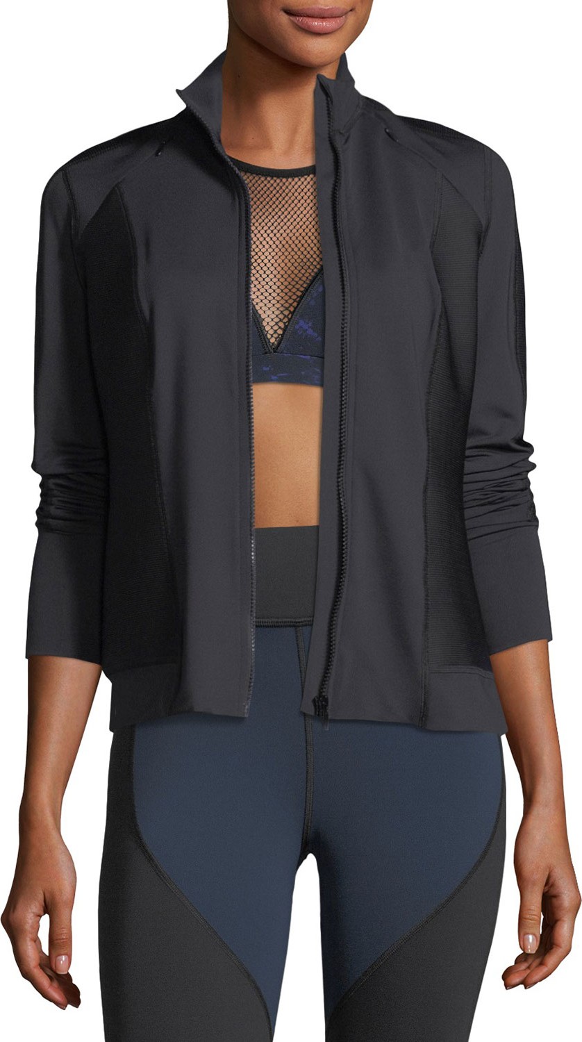 MICHI Ignite Mock-Neck Zip-Front Performance Jacket