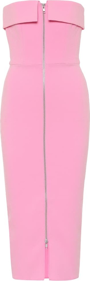 Alex Perry Moore stretch-crêpe midi dress