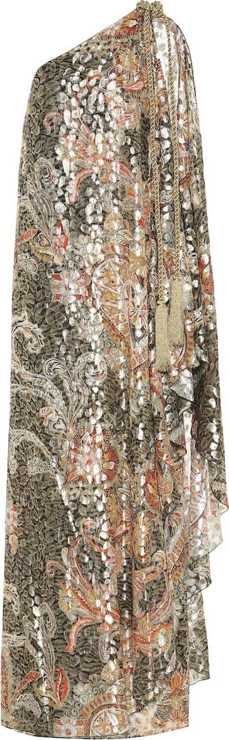 Dundas Silk-blend gown