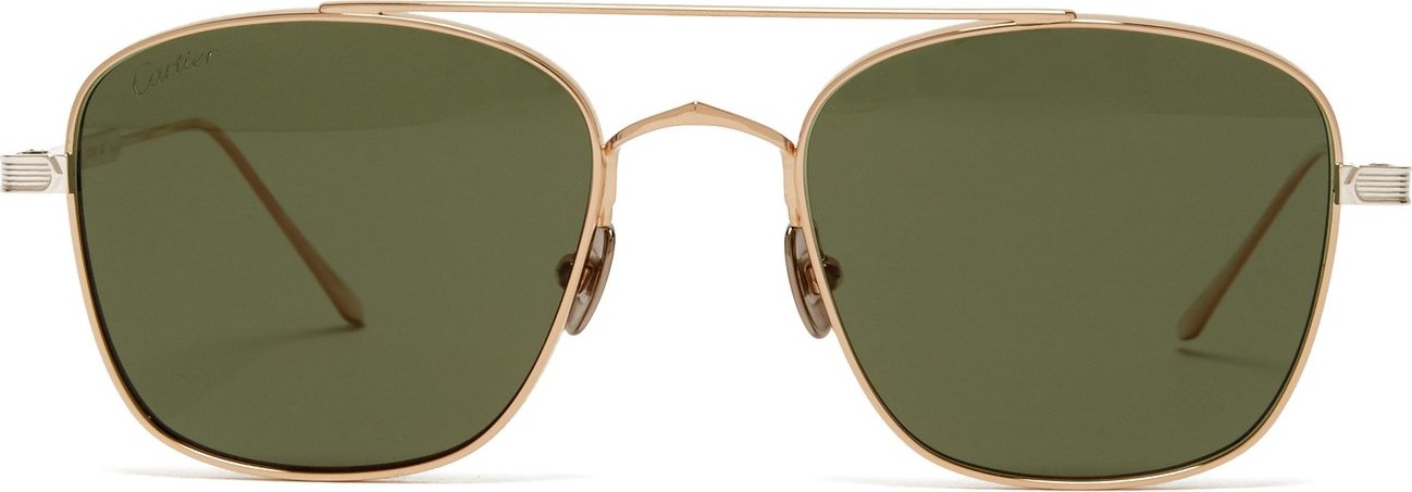 Cartier Aviator metal sunglasses