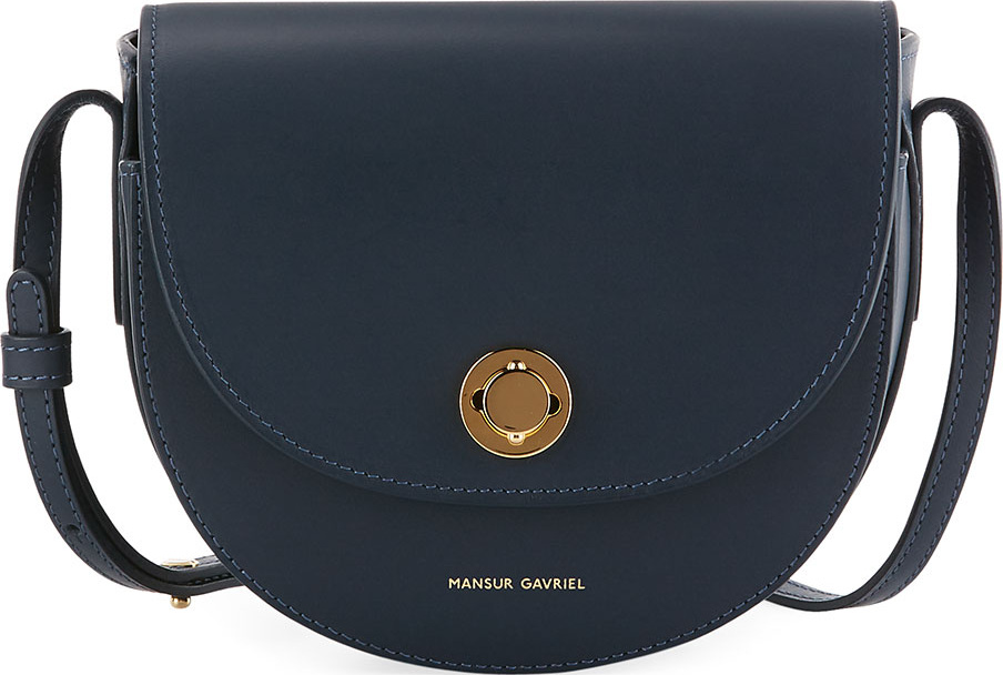 Mansur Gavriel Mini Calf Leather Saddle Bag
