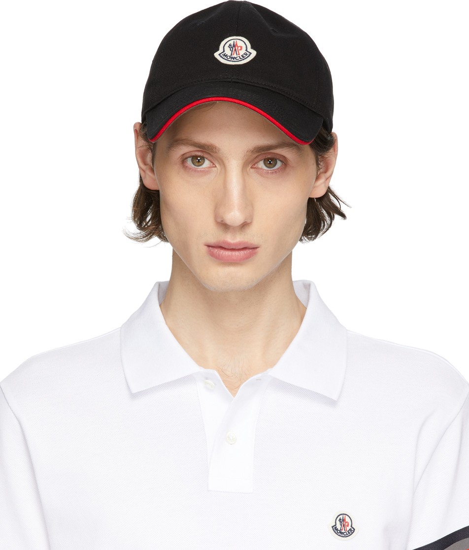 Moncler Black Baretto Baseball Cap