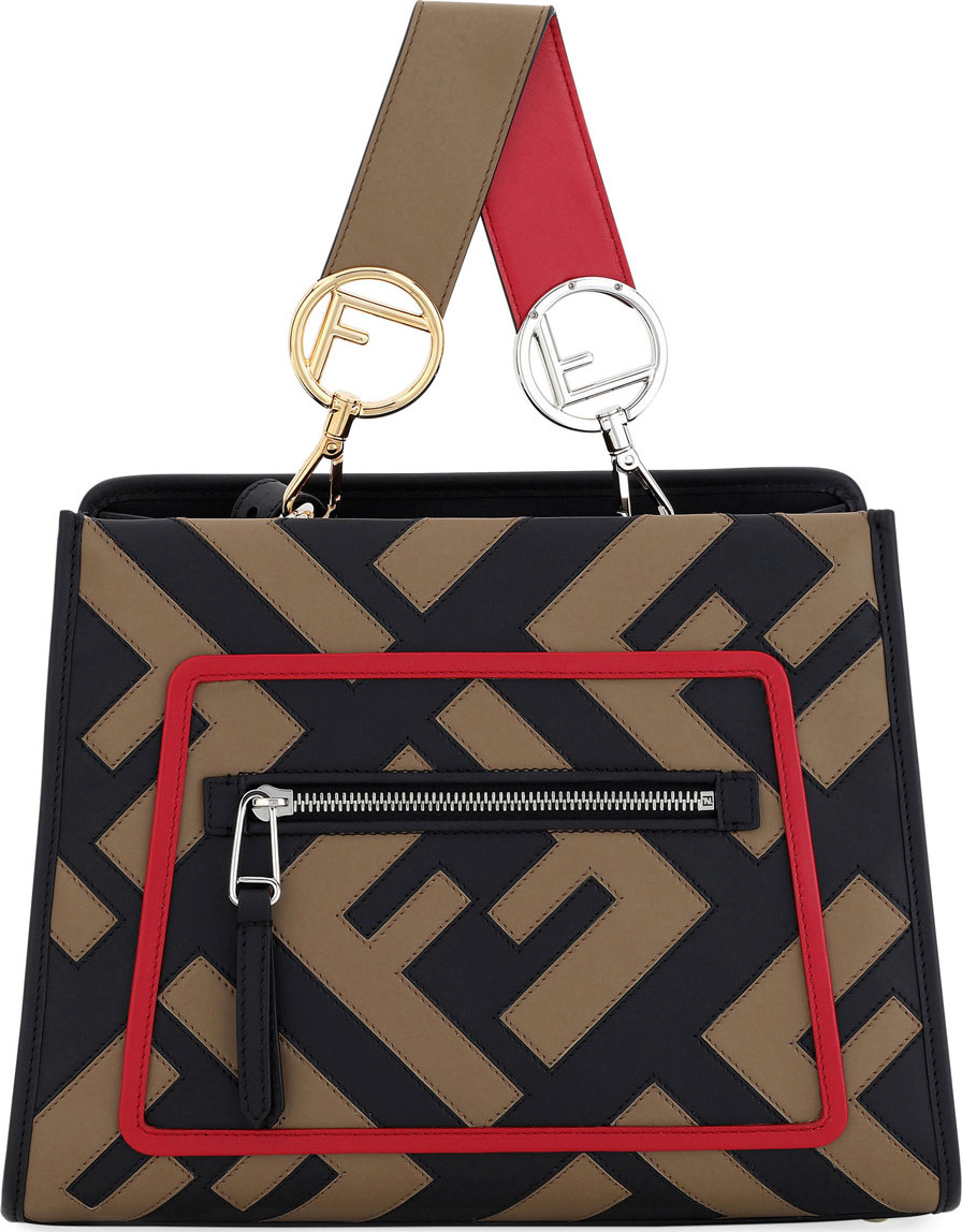 Fendi Runaway Small Century Calf FF Tote Bag