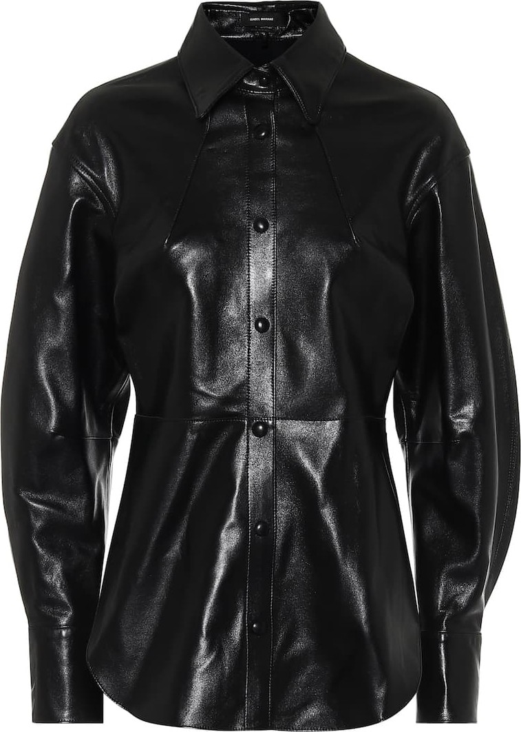 Isabel Marant Xiao leather shirt