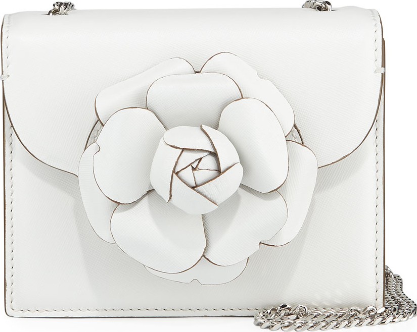 Oscar De La Renta TRO Leather Crossbody Bag