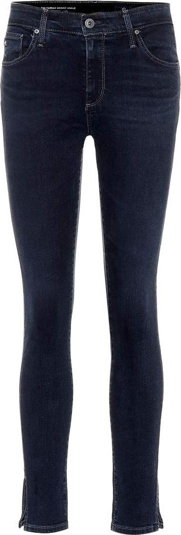 AG Jeans The Farrah high-waisted skinny jeans