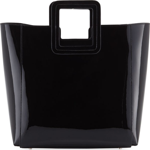 Staud Shirley Mini Patent Vinyl Tote Bag