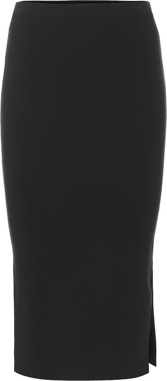 Joseph Silk-blend knit pencil skirt