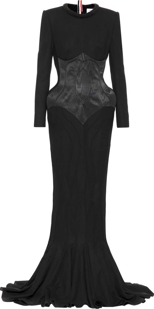 Thom Browne Wool crêpe gown