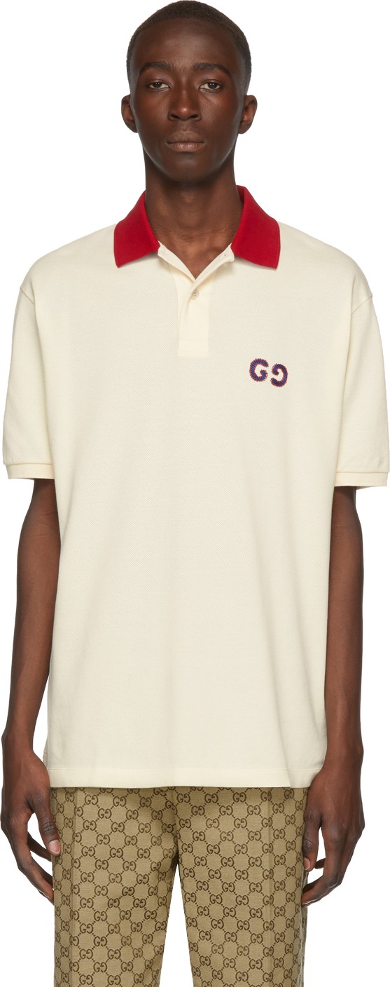 Gucci Off-White GG Polo