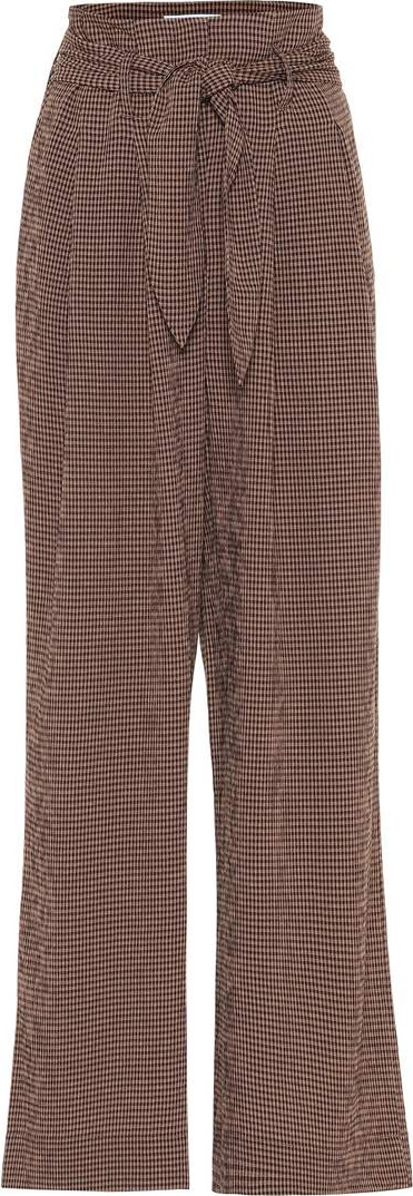 Nanushka Nevada checked pants