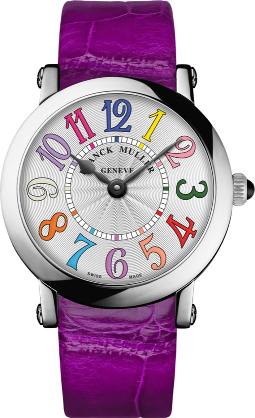 Franck Muller Ladies Color Dreams Ronde Watch with Alligator Strap
