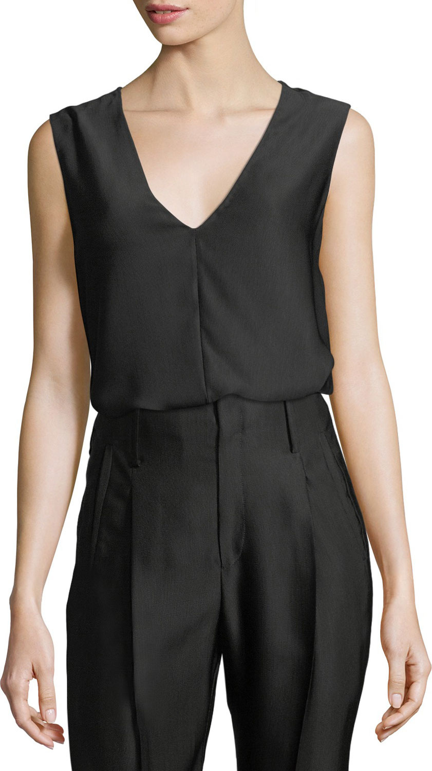 Forte Forte Cannette V-Neck Sleeveless Top