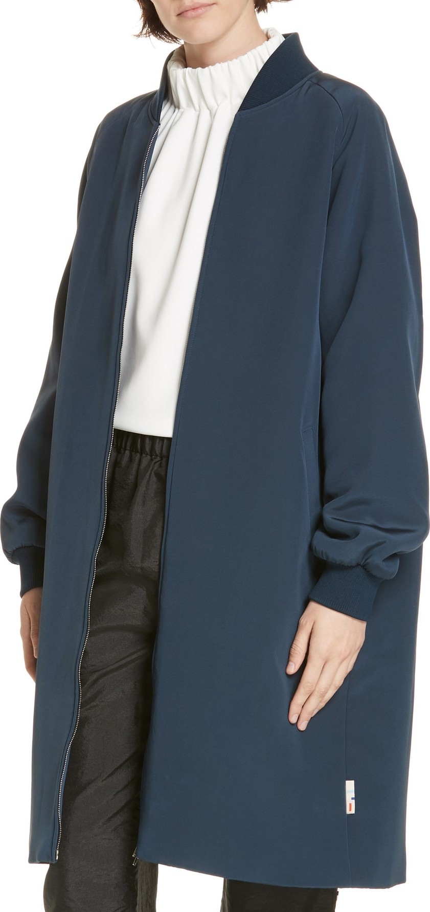 Tibi Silk Bomber Jacket
