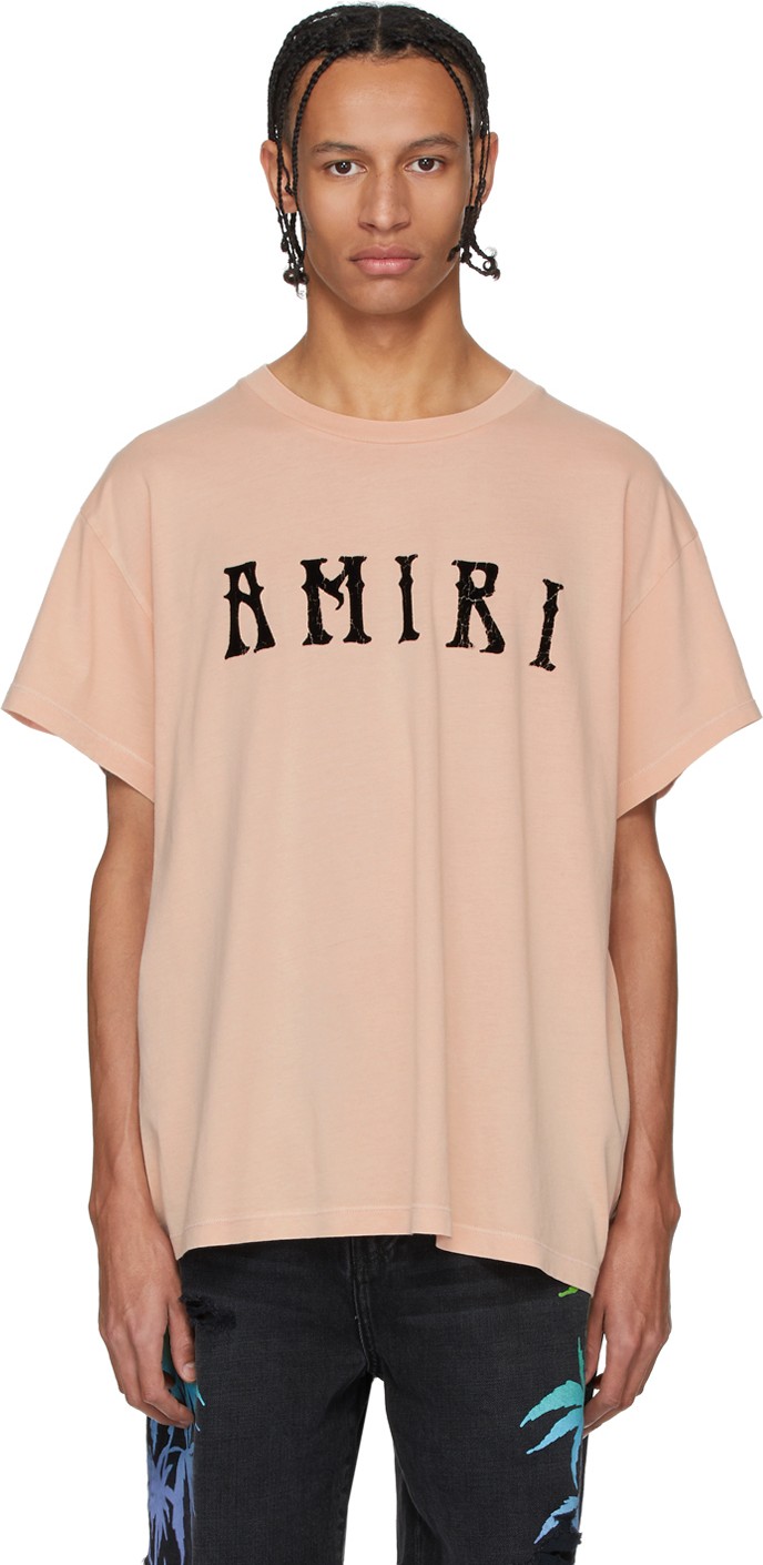Amiri Pink Hippie T-Shirt
