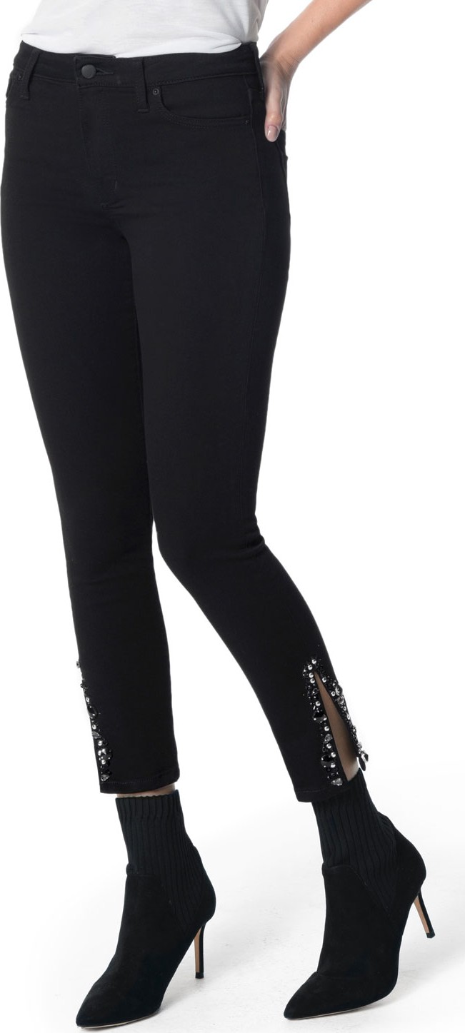 Joe's Jeans The Charlie High-Rise Embellished Skinny Jeans