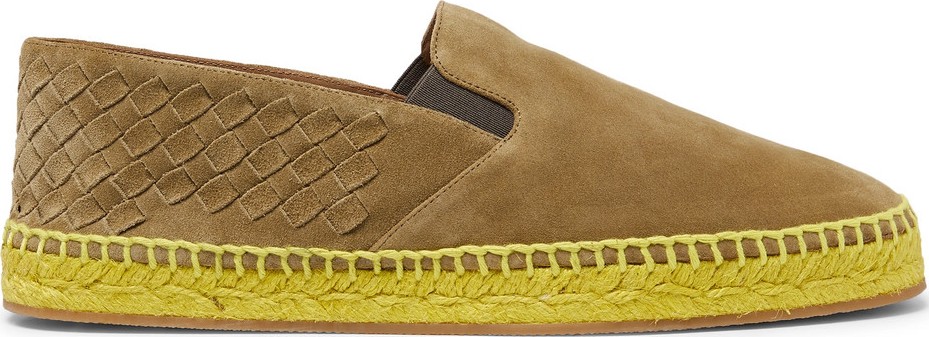 Bottega Veneta Intrecciato Suede Espadrilles
