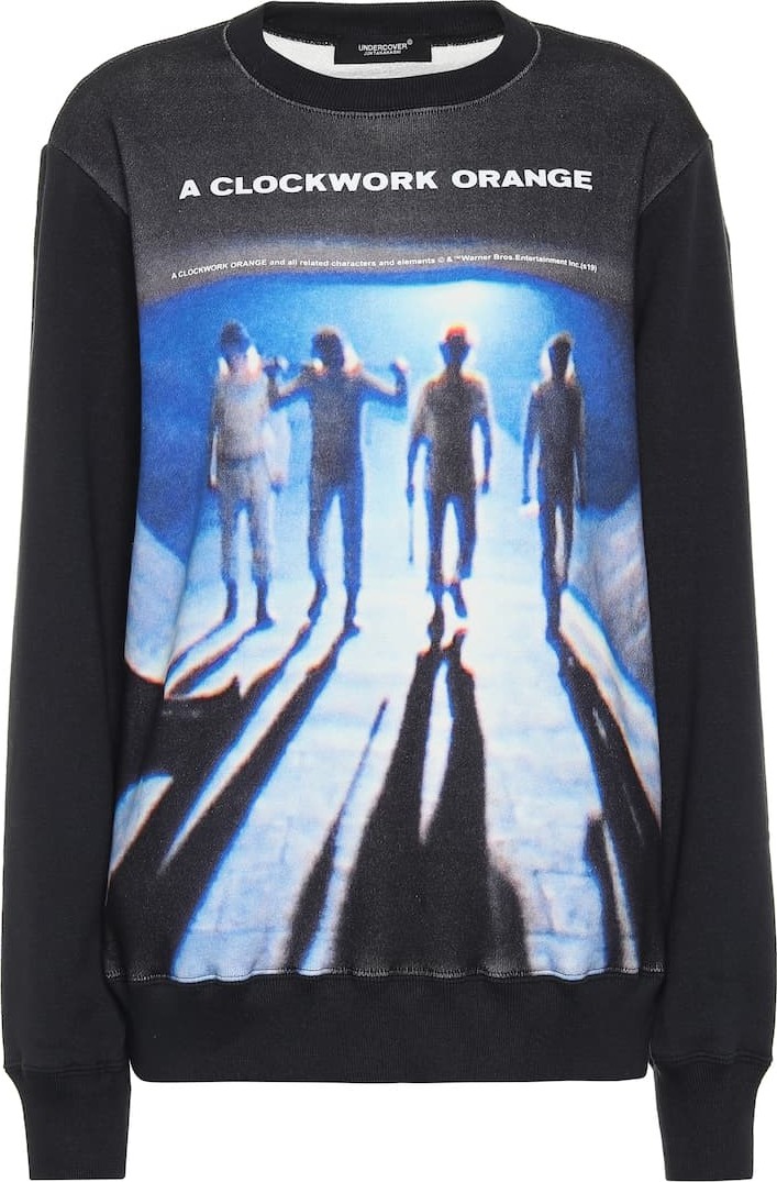 Undercover Printed cotton-jersey sweatshirt