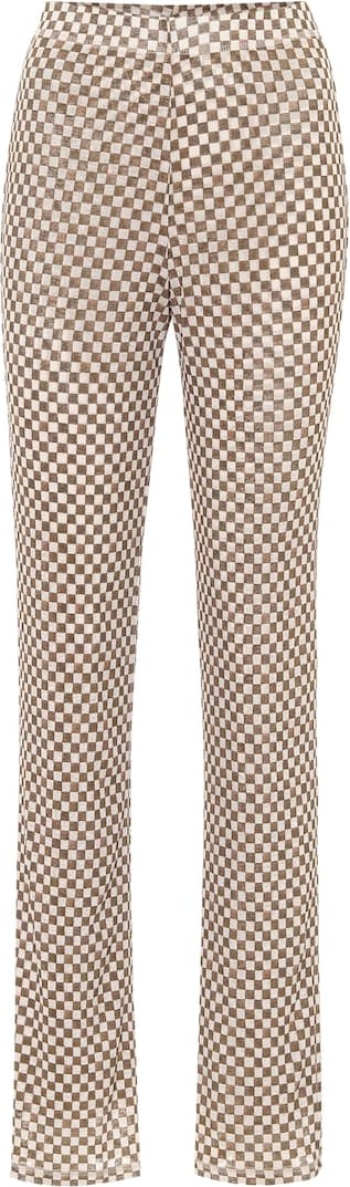 Nanushka Yogi high-rise mesh-jersey pants