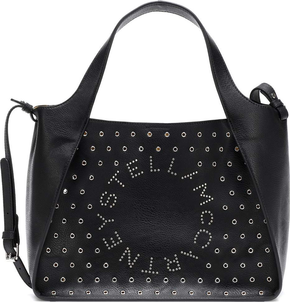 Stella McCartney Stella Logo studded crossbody bag