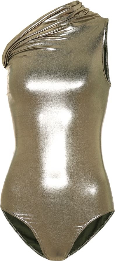 Rick Owens Metallic one-piece swimsuit