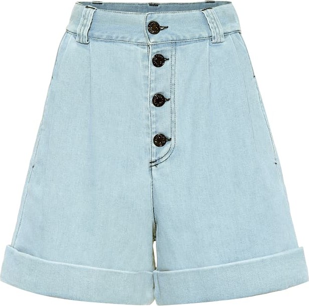 See By Chloé High-rise denim shorts