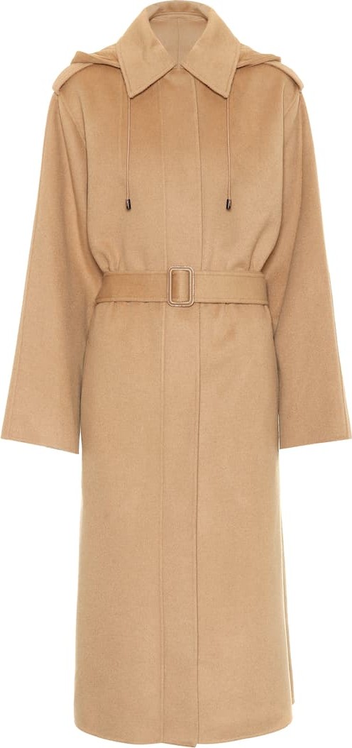 Joseph Carbon Double wool and cashmere coat