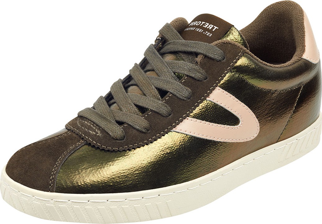 Tretorn Callie Metallic Low-Top Sneakers