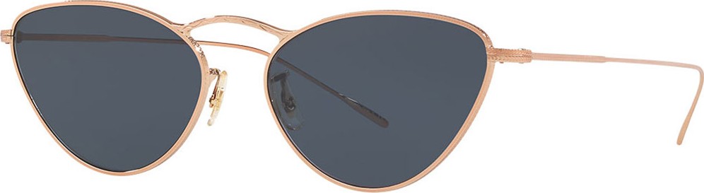 Oliver Peoples Lelaina Cat-Eye Metal Sunglasses