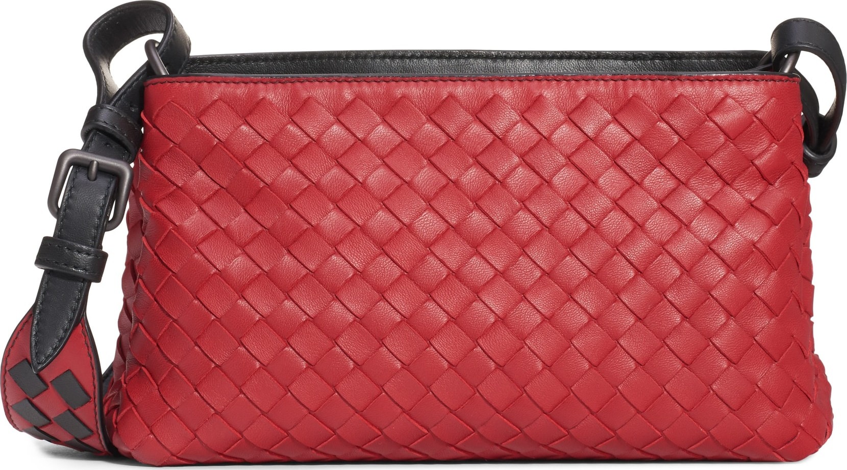 Bottega Veneta Intrecciato Leather Crossbody Bag