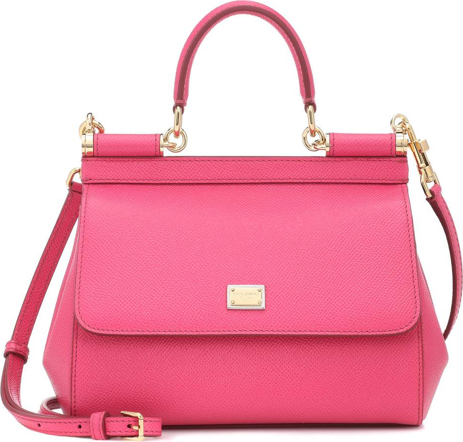 Dolce & Gabbana Sicily Small leather shoulder bag