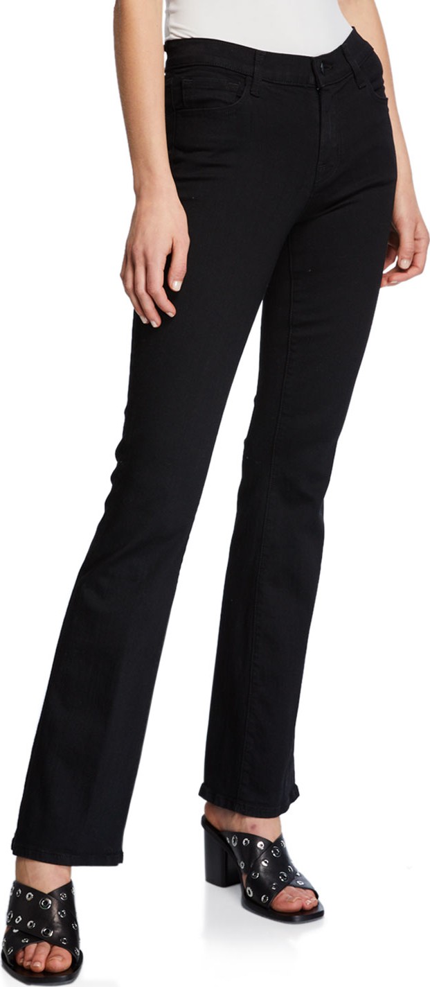 J BRAND Sallie Mid-Rise Boot-Cut Trouser
