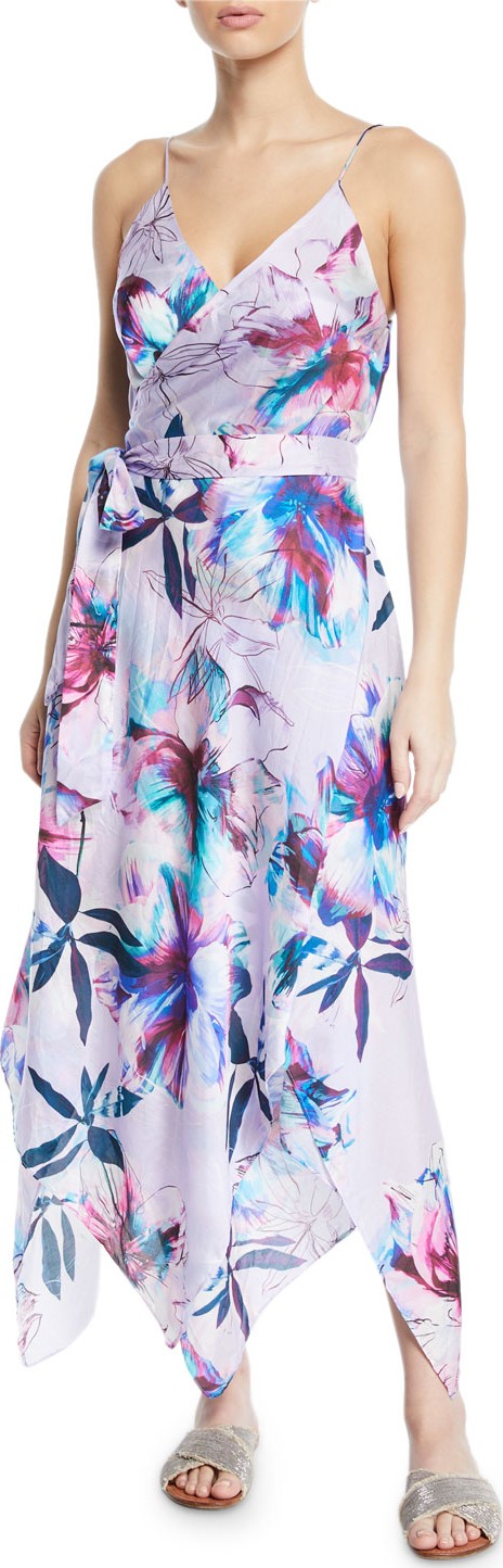 Gottex Primrose Wrap Coverup Maxi Dress