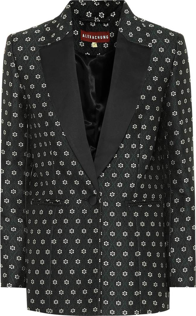 Alexachung Floral jacquard blazer