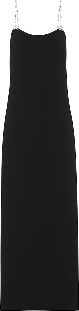 Miu Miu Embellished cady maxi dress