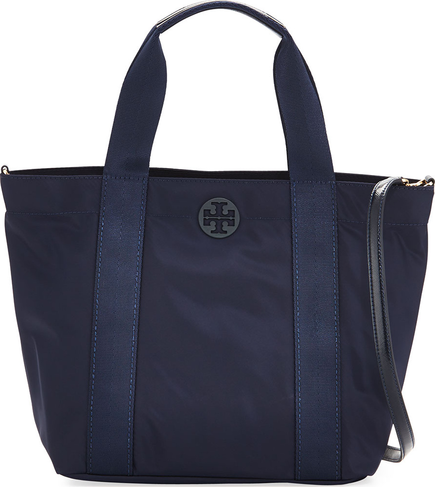 Tory Burch Quinn Small Zip-Top Nylon Tote Bag