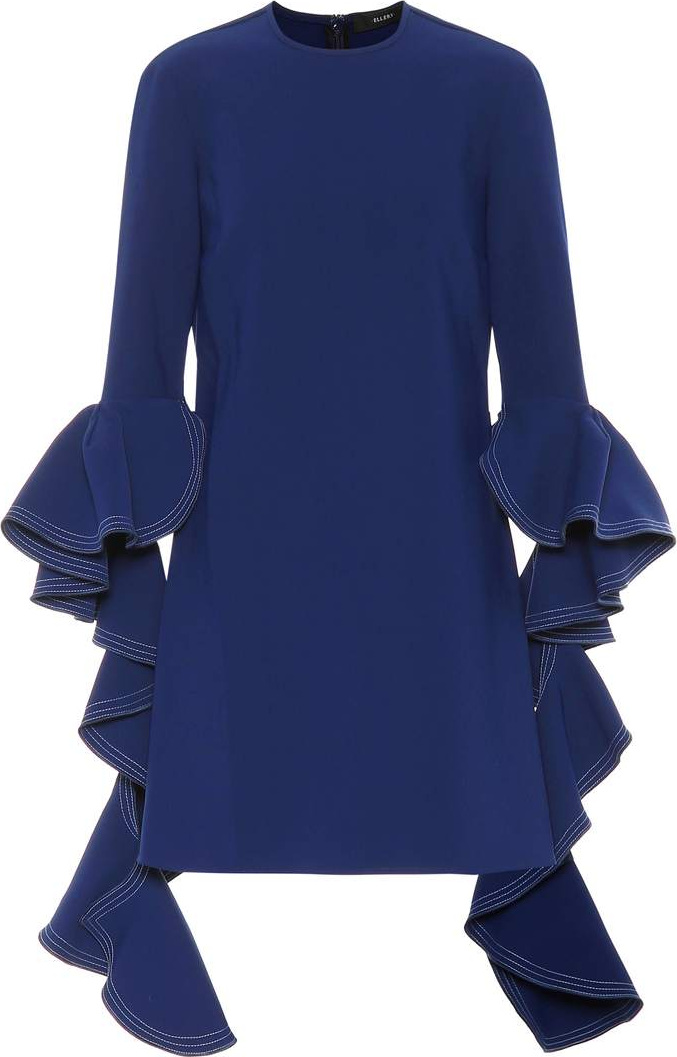 Ellery Cascading bell-cuff dress