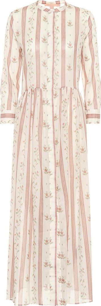 Brock Collection Ochi floral cotton maxi dress