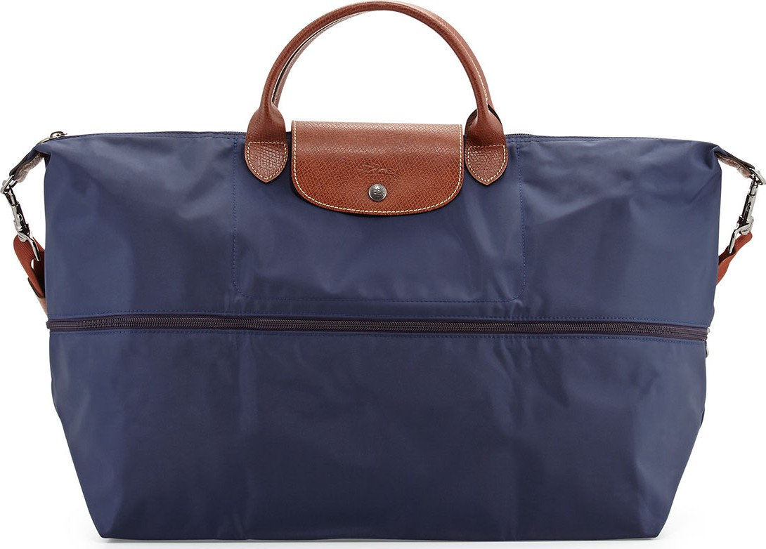 Longchamp Le Pliage Expandable Travel Bag, Navy