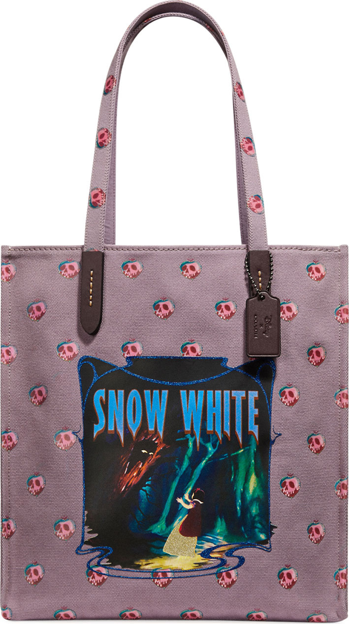 COACH 1941 Disney Dark Fairy Tale Snow White Tote Bag
