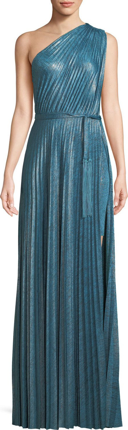 Elie Tahari Mistry Pleated One-Shoulder Dress Elie Tahari Mistry Pleated One-Shoulder Dress