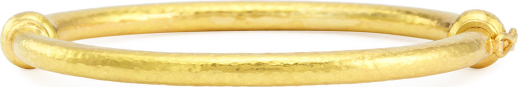 Elizabeth Locke 19k Gold Wire Bangle Bracelet