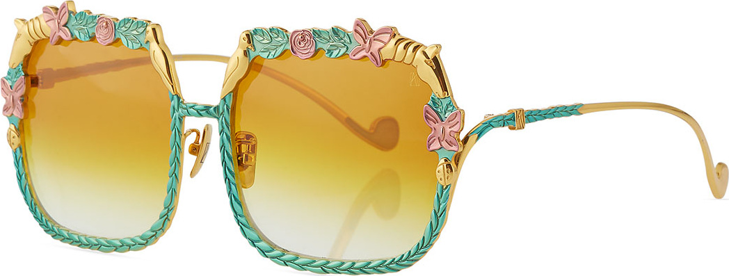 Anna Karin Karlsson The Garden Square Gradient Sunglasses