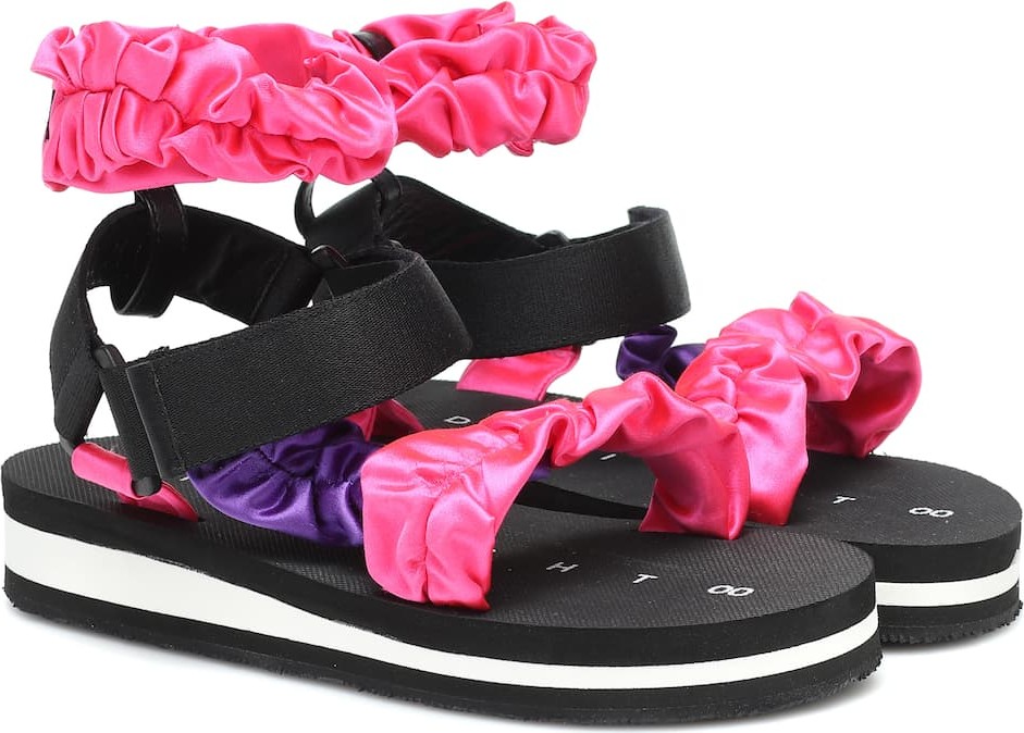 Midnight 00 Exclusive to Mytheresa – Satin sandals