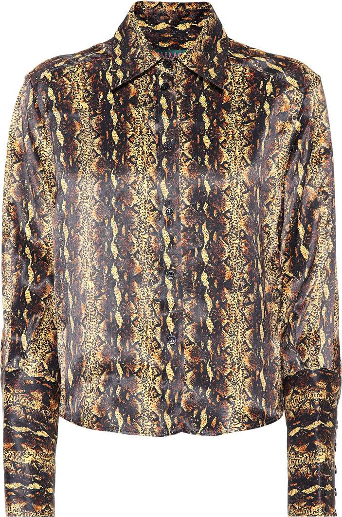 Alexachung Snake satin blouse