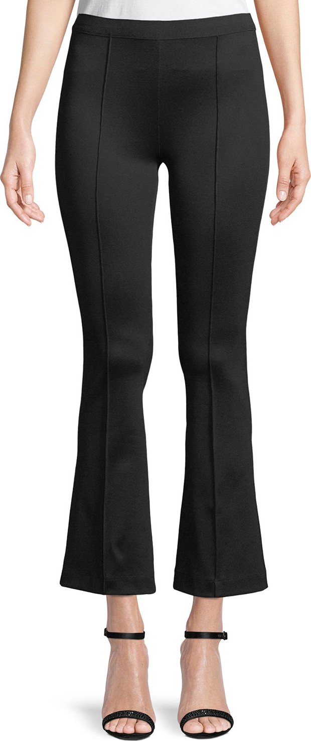 Helmut Lang Flare-Leg Cropped Leggings